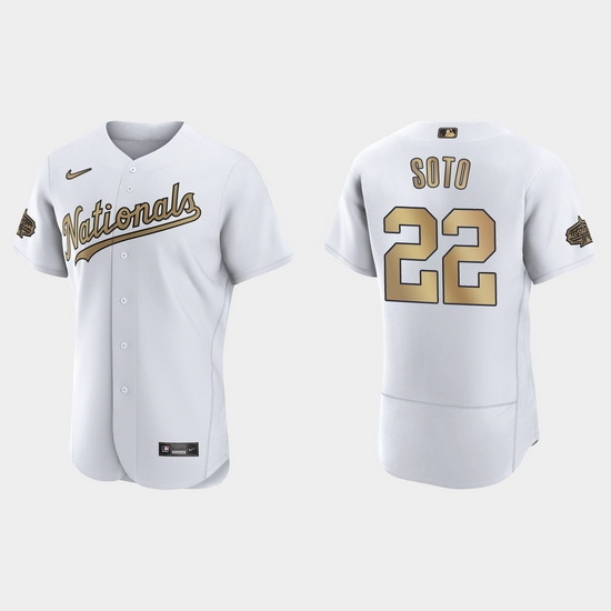 Men Juan Soto Washington Nationals 2022 Mlb All Star Game Authentic White Jersey Men Juan Soto Washington Nationals 2022 Mlb All Star Game Authentic White Jersey