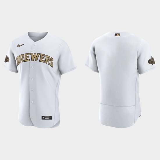 Men Milwaukee Brewers 2022 Mlb All Star Game Authentic White Jersey Men Milwaukee Brewers 2022 Mlb All Star Game Authentic White Jersey