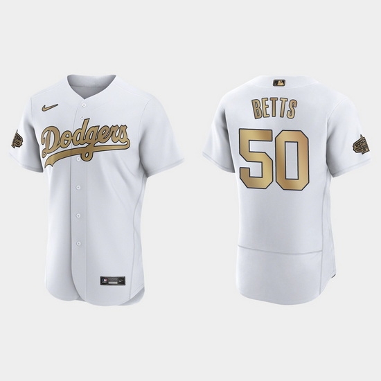 Men Mookie Betts Los Angeles Dodgers 2022 Mlb All Star Game Authentic White Jersey Men Mookie Betts Los Angeles Dodgers 2022 Mlb All Star Game Authentic White Jersey