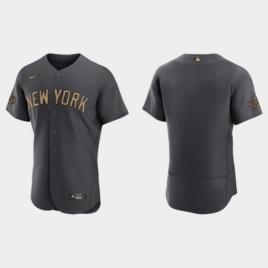 Men New York Yankees 2022 Mlb All Star Game Authentic Charcoal Jersey Men New York Yankees 2022 Mlb All Star Game Authentic Charcoal Jersey