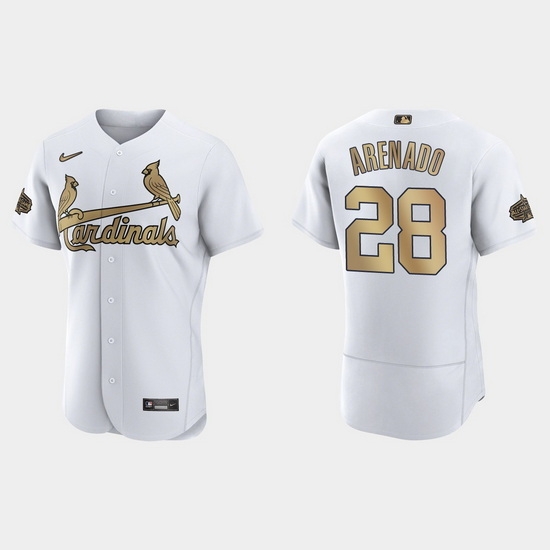 Men Nolan Arenado St.Louis Cardinals 2022 Mlb All Star Game Authentic White Jersey Men Nolan Arenado St.Louis Cardinals 2022 Mlb All Star Game Authentic White Jersey