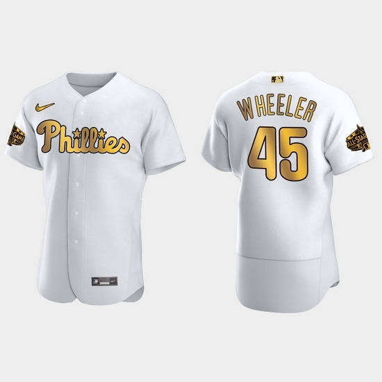 Men Philadelphia Phillies Zack Wheeler 2022 Mlb All Star Game White Gold Men Jersey Men Philadelphia Phillies Zack Wheeler 2022 Mlb All Star Game White Gold Men Jersey