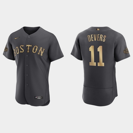Men Rafael Devers Boston Red Sox 2022 Mlb All Star Game Authentic Charcoal Jersey Men Rafael Devers Boston Red Sox 2022 Mlb All Star Game Authentic Charcoal Jersey