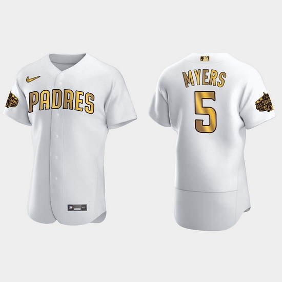 Men San Diego Padres Wil Myers 2022 Mlb All Star Game White Gold Men Jersey Men San Diego Padres Wil Myers 2022 Mlb All Star Game White Gold Men Jersey