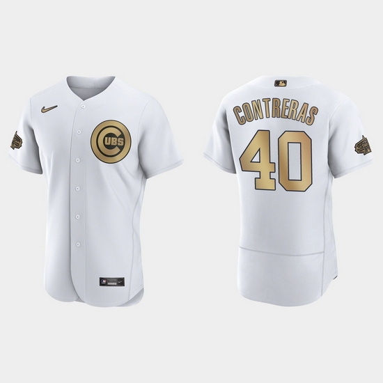 Men Willson Contreras Chicago Cubs 2022 Mlb All Star Game Authentic White Jersey Men Willson Contreras Chicago Cubs 2022 Mlb All Star Game Authentic White Jersey