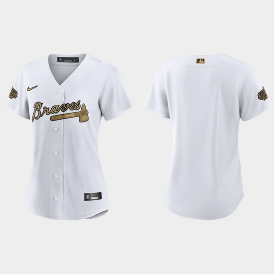 Women Atlanta Braves 2022 Mlb All Star Game Replica White Jersey Women Atlanta Braves 2022 Mlb All Star Game Replica White Jersey