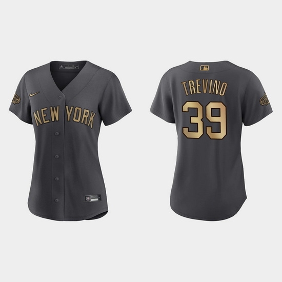 Women Jose Trevino New York Yankees 2022 Mlb All Star Game Replica Charcoal Jersey Women Jose Trevino New York Yankees 2022 Mlb All Star Game Replica Charcoal Jersey