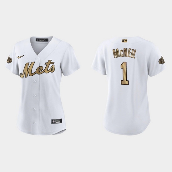 Women New York Mets Jeff Mcneil 2022 Mlb All Star Game Replica White Jersey Women New York Mets Jeff Mcneil 2022 Mlb All Star Game Replica White Jersey