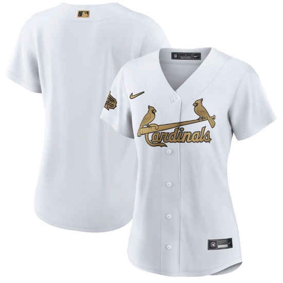 Women St Louis St.Louis Cardinals Blank 2022 All Star White Stitched Baseball Jersey Women St Louis St.Louis Cardinals Blank 2022 All Star White Stitched Baseball Jersey