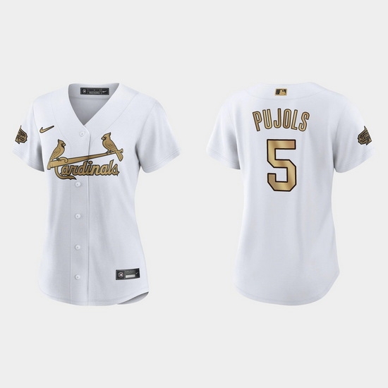 Women St.Louis Cardinals Albert Pujols 2022 Mlb All Star Game Replica White Jersey Women St.Louis Cardinals Albert Pujols 2022 Mlb All Star Game Replica White Jersey