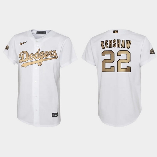 Youth Clayton Kershaw Los Angeles Dodgers 2022 Mlb All Star Game White Jersey Youth Clayton Kershaw Los Angeles Dodgers 2022 Mlb All Star Game White Jersey