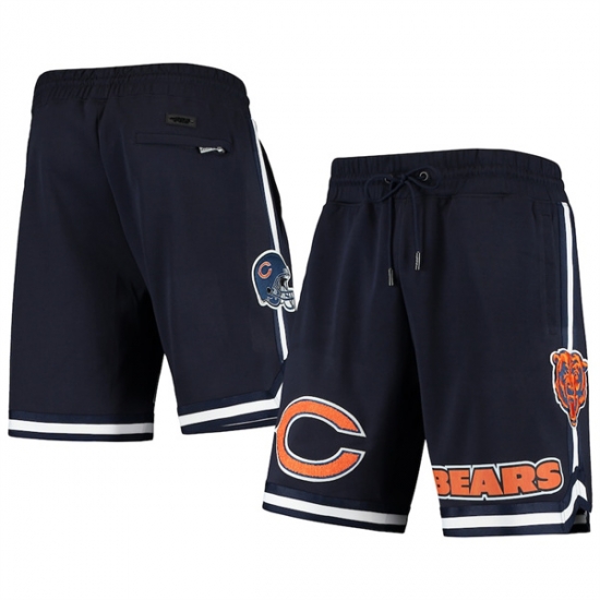 Men Chicago Bears Navy Shorts Men Chicago Bears Navy Shorts