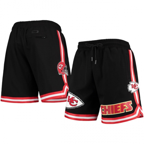 Men Kansas City Chiefs Black Shorts Men Kansas City Chiefs Black Shorts