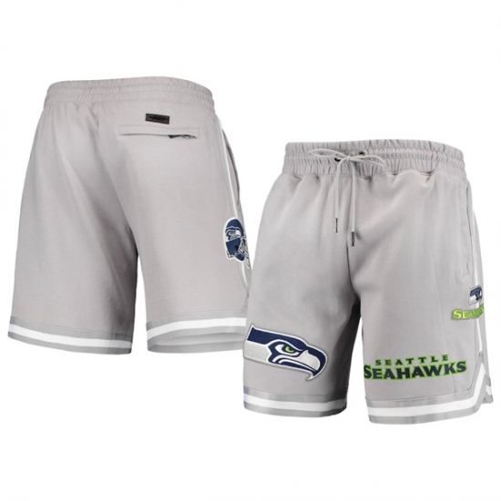 Men Seattle Seahawks Gray Shorts Men Seattle Seahawks Gray Shorts