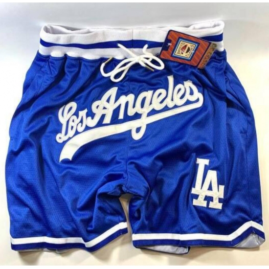 Los Angeles Dodgers Blue MLB Shorts 5230 Los Angeles Dodgers Blue MLB Shorts 5230