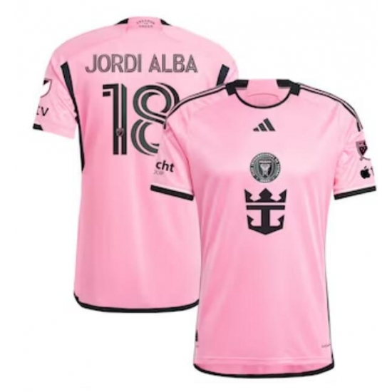 Men's Inter Miami CF Jordi Alba Ramos adidas Pink 2024 2getherness Authentic Player Jersey Men's Inter Miami CF Jordi Alba Ramos adidas Pink 2024 2getherness Authentic Player Jersey