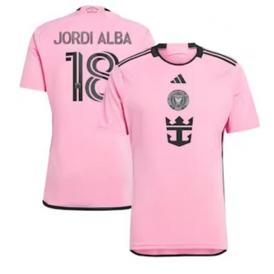 Men's Inter Miami CF Jordi Alba Ramos adidas Pink 2024 2getherness Replica Player Jersey Men's Inter Miami CF Jordi Alba Ramos adidas Pink 2024 2getherness Replica Player Jersey