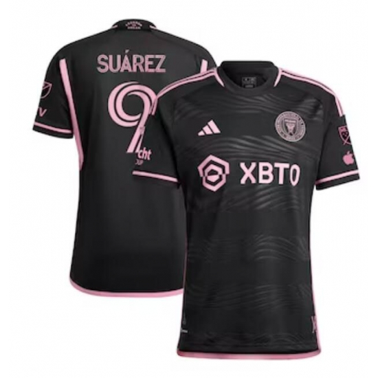Men's Inter Miami CF Luis Suárez adidas Black 2023 La Noche Authentic Player Jersey Men's Inter Miami CF Luis Suárez adidas Black 2023 La Noche Authentic Player Jersey