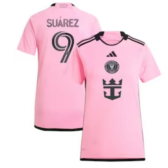 Women's Inter Miami CF Luis Suárez adidas Pink 2024 2getherness Replica Player Jersey Women's Inter Miami CF Luis Suárez adidas Pink 2024 2getherness Replica Player Jersey
