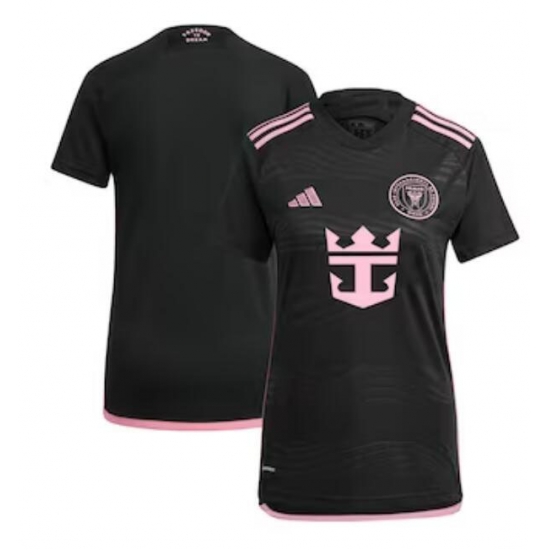 Women's Inter Miami CF adidas Black 2024 La Noche Replica Jersey Women's Inter Miami CF adidas Black 2024 La Noche Replica Jersey