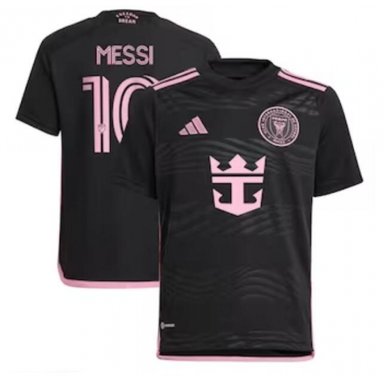 Youth Inter Miami CF Lionel Messi adidas Black 2024 La Noche Replica Player Jersey Youth Inter Miami CF Lionel Messi adidas Black 2024 La Noche Replica Player Jersey