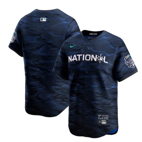 Men New York Mets Blank Royal 2023 All Star Cool Base Stitched Baseball Jersey Men New York Mets Blank Royal 2023 All Star Cool Base Stitched Baseball Jersey