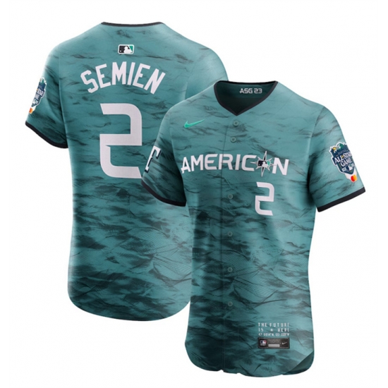 Men Texas Rangers 2 Marcus Semien Teal 2023 All Star Flex Base Stitched Baseball Jersey Men Texas Rangers 2 Marcus Semien Teal 2023 All Star Flex Base Stitched Baseball Jersey