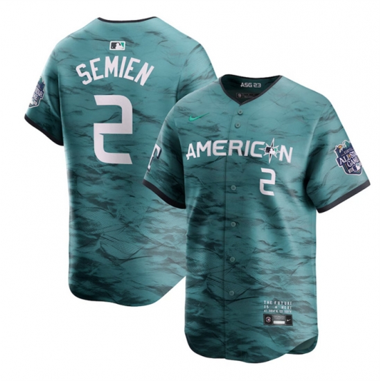 Men Texas Rangers 2 Marcus Semien Teal 2023 All Star Stitched Baseball Jersey Men Texas Rangers 2 Marcus Semien Teal 2023 All Star Stitched Baseball Jersey
