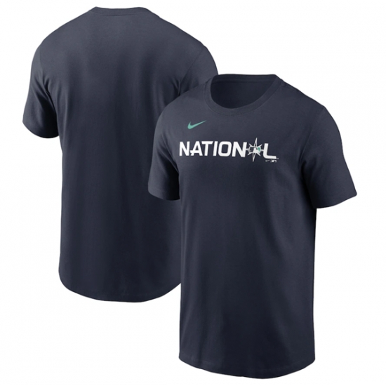 Men All Star 2023 Navy Wordmark T Shirt Men All Star 2023 Navy Wordmark T Shirt