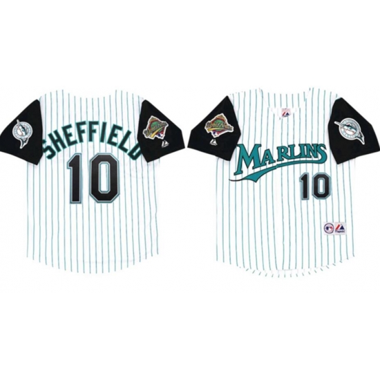 Gary Sheffield 1997 Florida Marlins Home Road Alt World Series Jersey Gary Sheffield 1997 Florida Marlins Home Road Alt World Series Jersey