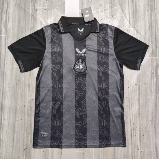 Newcastle United F.C.Soccer Jersey Men Black Newcastle United F.C.Soccer Jersey Men Black