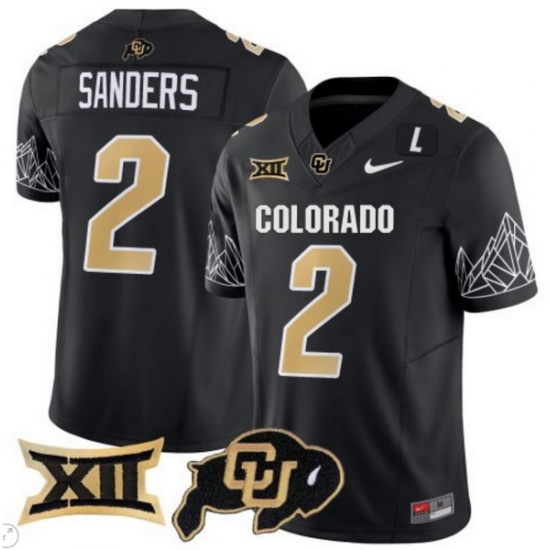 Men Colorado Buffaloes #2 Shedeur Sanders Black Vapor Limited Stitched Football Jersey Men Colorado Buffaloes #2 Shedeur Sanders Black Vapor Limited Stitched Football Jersey