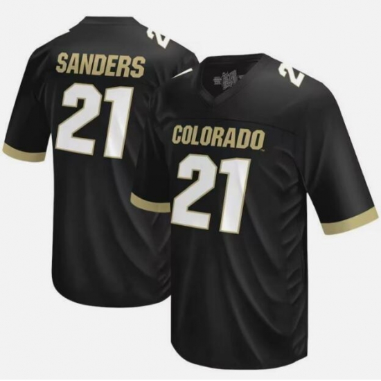 Shilo Sanders #21 University of Colorado Buffaloes Football Jersey New Shilo Sanders #21 University of Colorado Buffaloes Football Jersey New