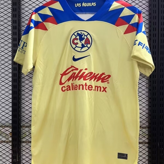 America Los Aguilas Yellow Soccer Jersey America Los Aguilas Yellow Soccer Jersey