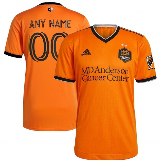 Houston Dynamo FC adidas Orange My City My Club Authentic Custom Jersey Houston Dynamo FC adidas Orange My City My Club Authentic Custom Jersey