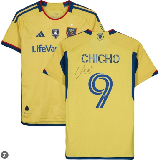 Salt Lake Chicho Arango #9 jersey Yellow Salt Lake Chicho Arango #9 jersey Yellow