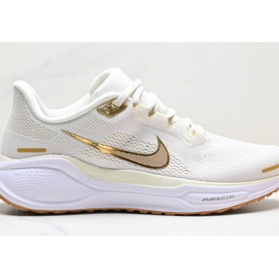 Nike Air Zoom Pegasus 41 White Gold Women Shoes Nike Air Zoom Pegasus 41 White Gold Women Shoes
