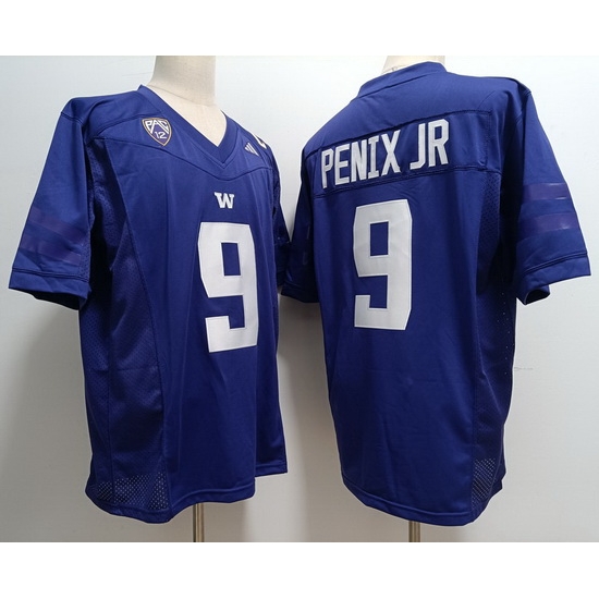 Men Washington Huskies Michael Penix Jr. #9 Stitched Football Blue Jersey Men Washington Huskies Michael Penix Jr. #9 Stitched Football Blue Jersey