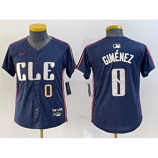 Youth Cleveland Guardians 0 Andres Gimenez Navy 2024 City Connect Limited Stitched Baseball Jersey 8 Youth Cleveland Guardians 0 Andres Gimenez Navy 2024 City Connect Limited Stitched Baseball Jersey 8