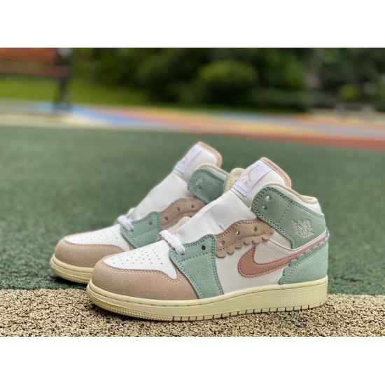 AIR JORDAN 1 MID SE GS DZ5361 100 AIR JORDAN 1 MID SE GS DZ5361 100