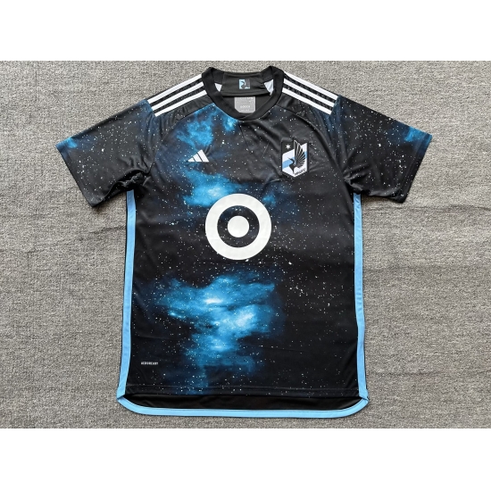 Minnesota United Black Home Soccer Jersey Customized Minnesota United Black Home Soccer Jersey Customized