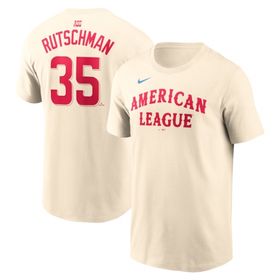 Men American League 35 Adley Rutschman Cream 2024 All Star Name 26 Number T Shirt Men American League 35 Adley Rutschman Cream 2024 All Star Name 26 Number T Shirt