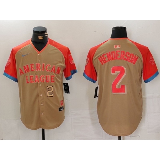 Men American League 2 Gunnar Henderson Cream 2024 All Star Elite Stitched Baseball Jersey 3 Men American League 2 Gunnar Henderson Cream 2024 All Star Elite Stitched Baseball Jersey 3