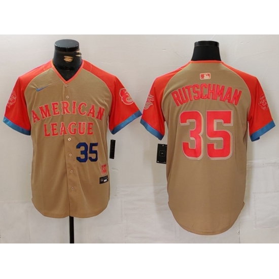 Men American League 35 Adley Rutschman Cream 2024 All Star Elite Stitched Baseball Jersey 4 Men American League 35 Adley Rutschman Cream 2024 All Star Elite Stitched Baseball Jersey 4