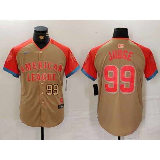 Men American League 99 Aaron Judge Cream 2024 All Star Elite Stitched Baseball Jersey 3 Men American League 99 Aaron Judge Cream 2024 All Star Elite Stitched Baseball Jersey 3