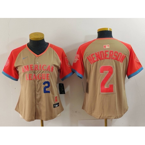 Women American League 2 Gunnar Henderson Cream 2024 All Star Limited Stitched Baseball Jersey 1 Women American League 2 Gunnar Henderson Cream 2024 All Star Limited Stitched Baseball Jersey 1