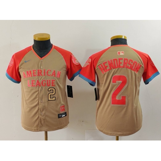 Youth American League 2 Gunnar Henderson Cream 2024 All Star Limited Stitched Jersey 5 Youth American League 2 Gunnar Henderson Cream 2024 All Star Limited Stitched Jersey 5