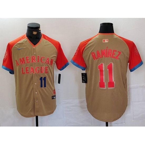 Men American League 11 Jos E9 Ram EDrez Cream 2024 All Star Limited Stitched Jersey 3 Men American League 11 Jos E9 Ram EDrez Cream 2024 All Star Limited Stitched Jersey 3