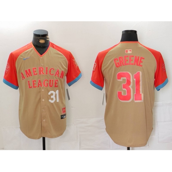 Men American League 31 Riley Greene Cream 2024 All Star Limited Stitched Baseball Jersey 3 Men American League 31 Riley Greene Cream 2024 All Star Limited Stitched Baseball Jersey 3