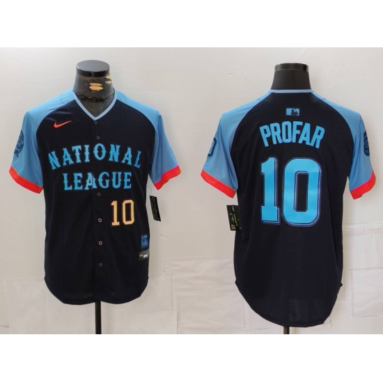 Men National League 10 Jurickson Profar Navy 2024 All Star Limited Stitched Baseball Jersey 1 219 Men National League 10 Jurickson Profar Navy 2024 All Star Limited Stitched Baseball Jersey 1 219